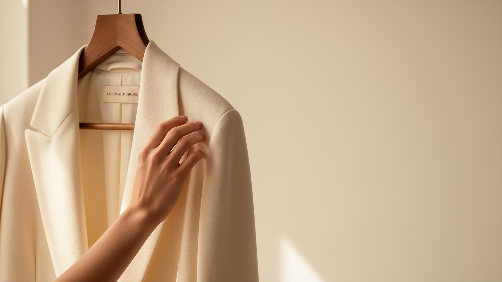 Elegant archival fashion piece